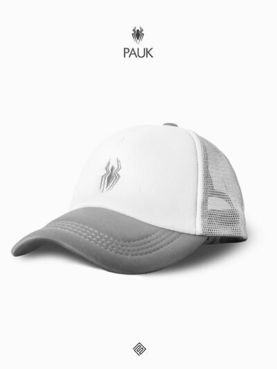Pauk unisex fashionable cap WHITE