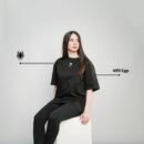 PAUK LONG SHIRT BLACK